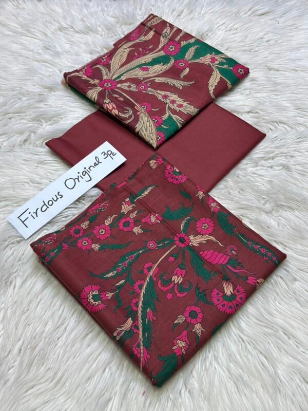 FIRDOUS Original Soft Lawn 3-Pcs Collection LN-1028