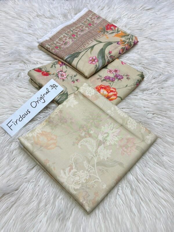 FIRDOUS Original Soft Lawn 3-Pcs Collection LN-1028