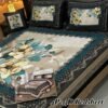 4-Piece 3D Panel Crystal Cotton Bedsheet Set