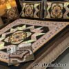 4-Piece 3D Panel Crystal Cotton Bedsheet Set