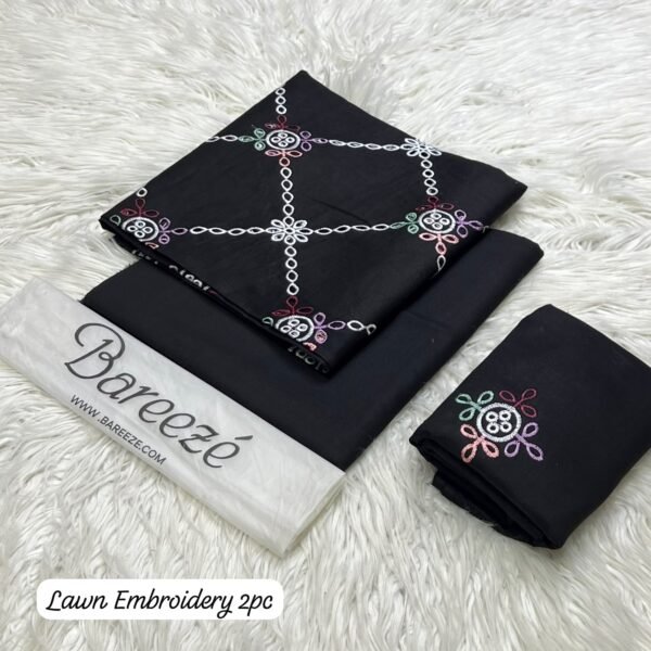 Bareezé Embroidered Lawn 2-Pcs Collection