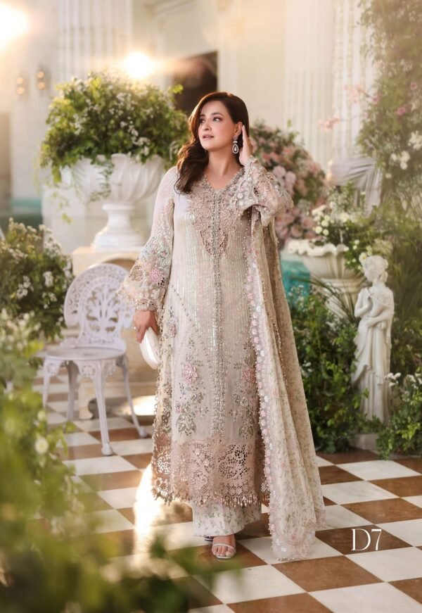 Maria B Chiffon Embroidered Unstitched Collection