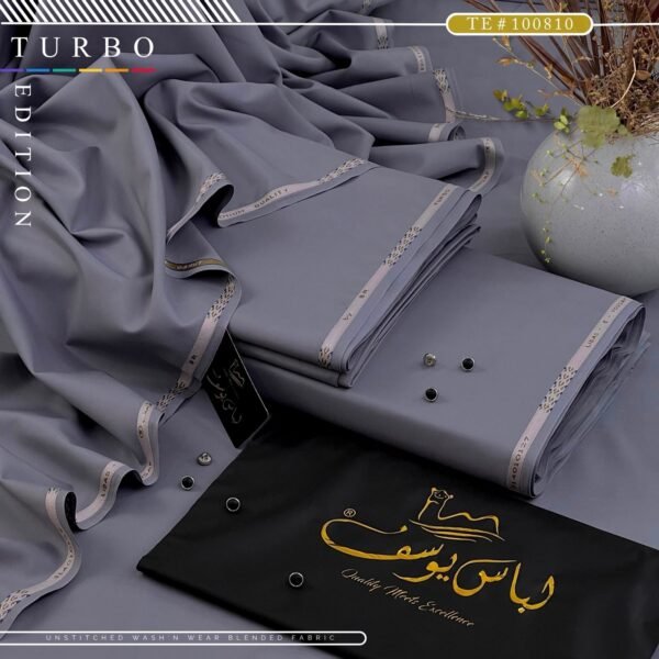 Libas-e-Yousaf Turbo Edition – Premium Wash & Wear Suit