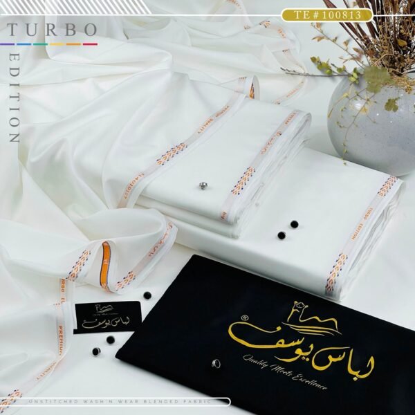 Libas-e-Yousaf Turbo Edition – Premium Wash & Wear Suit