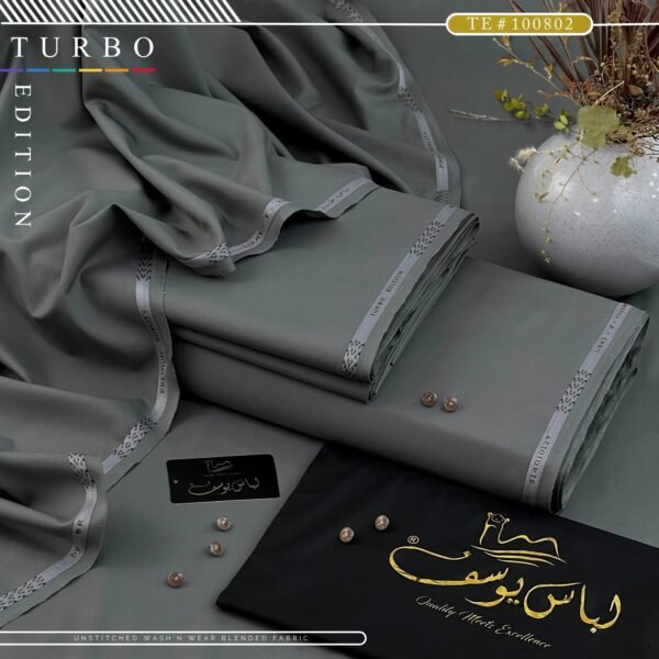 Libas-e-Yousaf Turbo Edition – Premium Wash & Wear Suit