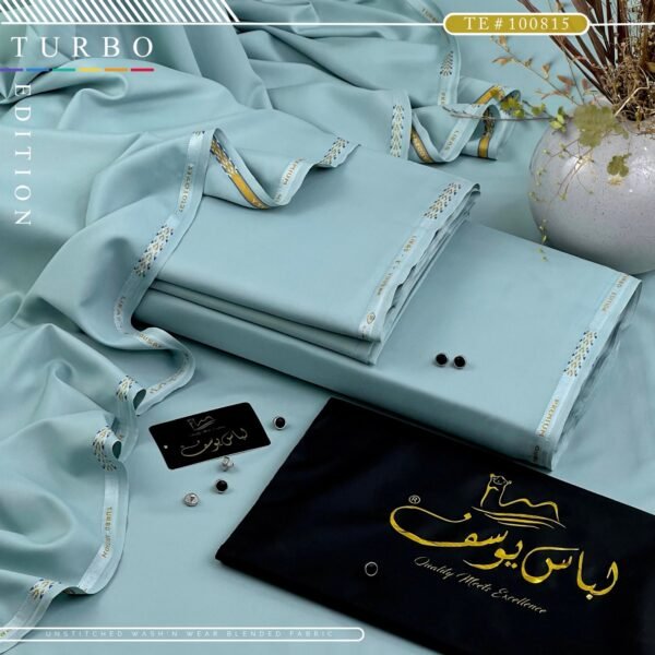 Libas-e-Yousaf Turbo Edition – Premium Wash & Wear Suit
