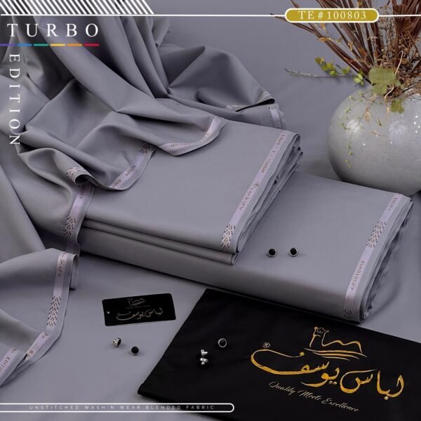 Libas-e-Yousaf Turbo Edition – Premium Wash & Wear Suit