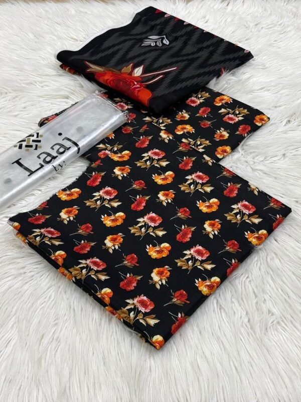 LAAJ Lawn 3-Pcs Collection LN-1035