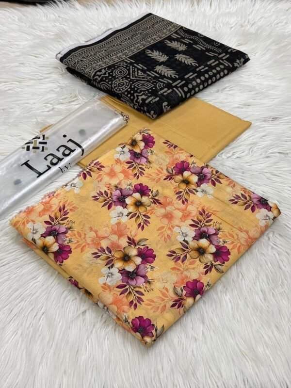 LAAJ Lawn 3-Pcs Collection LN-1035